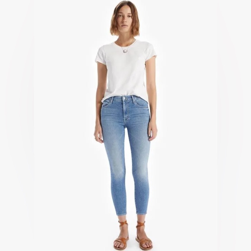 MOTHER JEANS high waisted looker crop size 25
